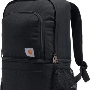 Carhartt 24-Can Insulated Cooler Backpack Black Rain Defender CI0303 NWT